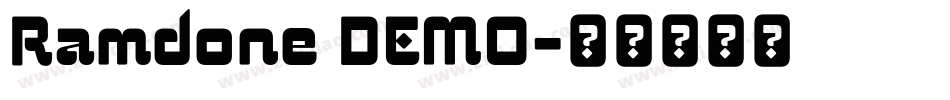 Ramdone DEMO字体转换